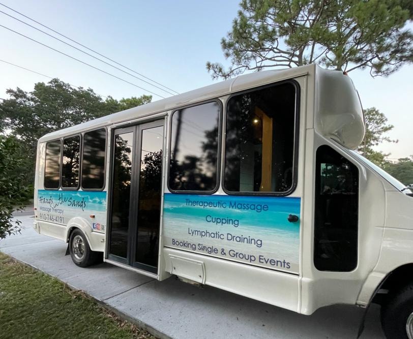 Hands in the Sands mobile massage studio